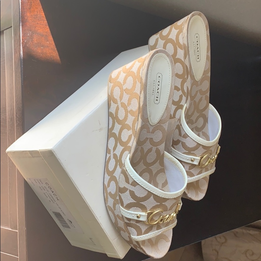Coach Carissa Wedges Heel Shoes - Picture 10 of 11